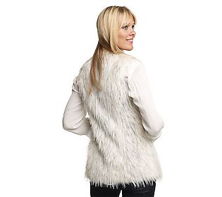 Rachel zoe faux 2025 fur vest