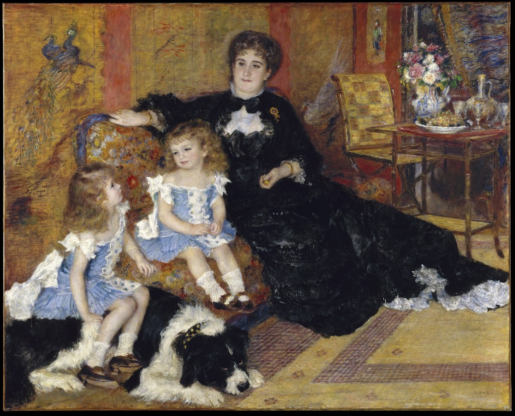  Pierre-Auguste Renoir. Madame Georges Charpentier and Her Children, 1878. The Metropolitan Museum of Art, New York, Catharine Lorillard Wolfe Collection, Wolfe Fund. 