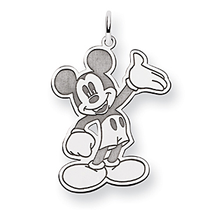 Mickey Mouse Charm by Disney Jewelry in 14k WG