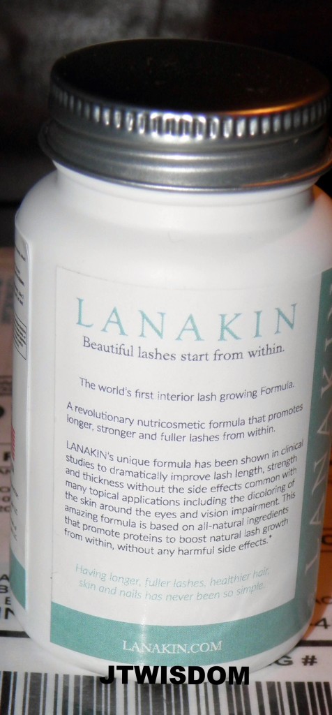 Bottle of Lanakin out of the packaging