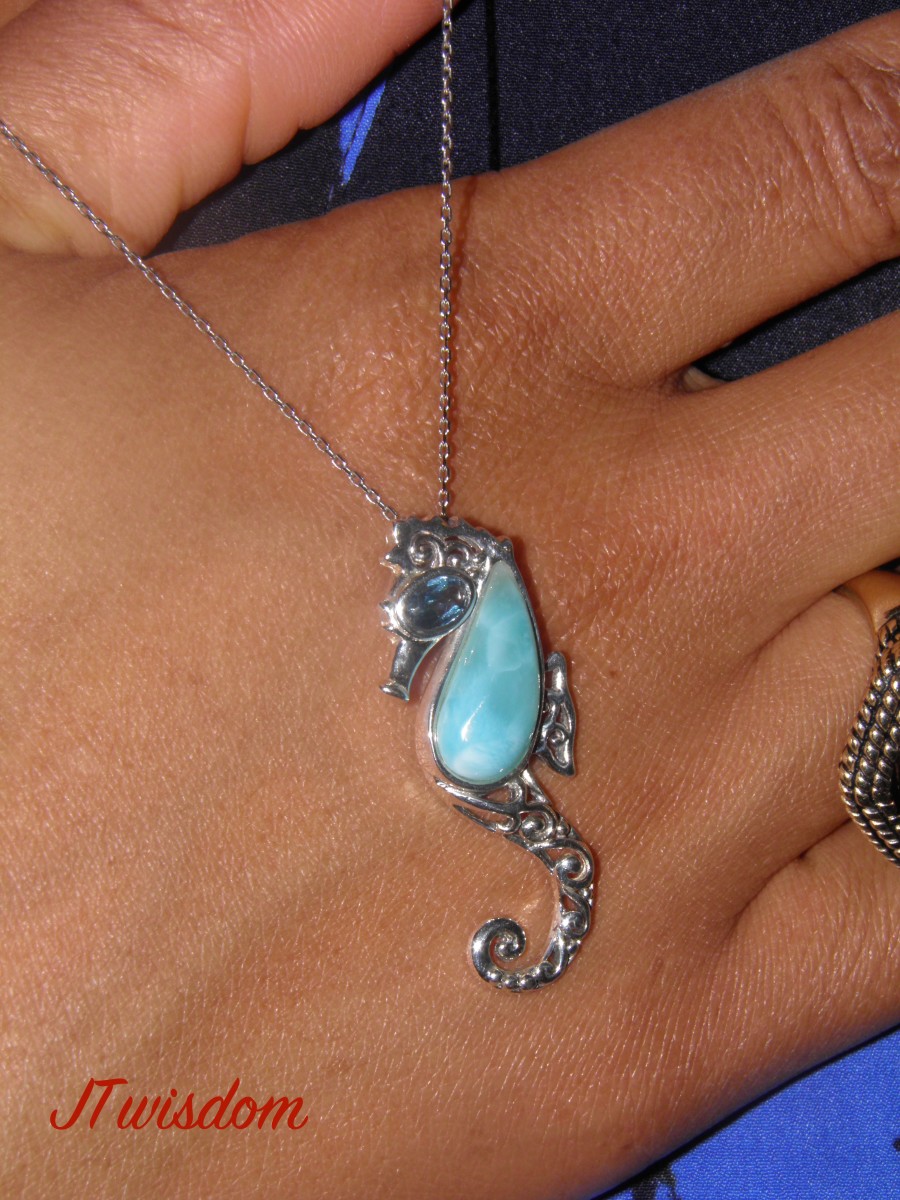 Accent Your Wardrobe with Larimar Bubbling with Elegance and Grace