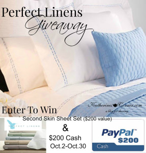 perfect linens giveaway collage
