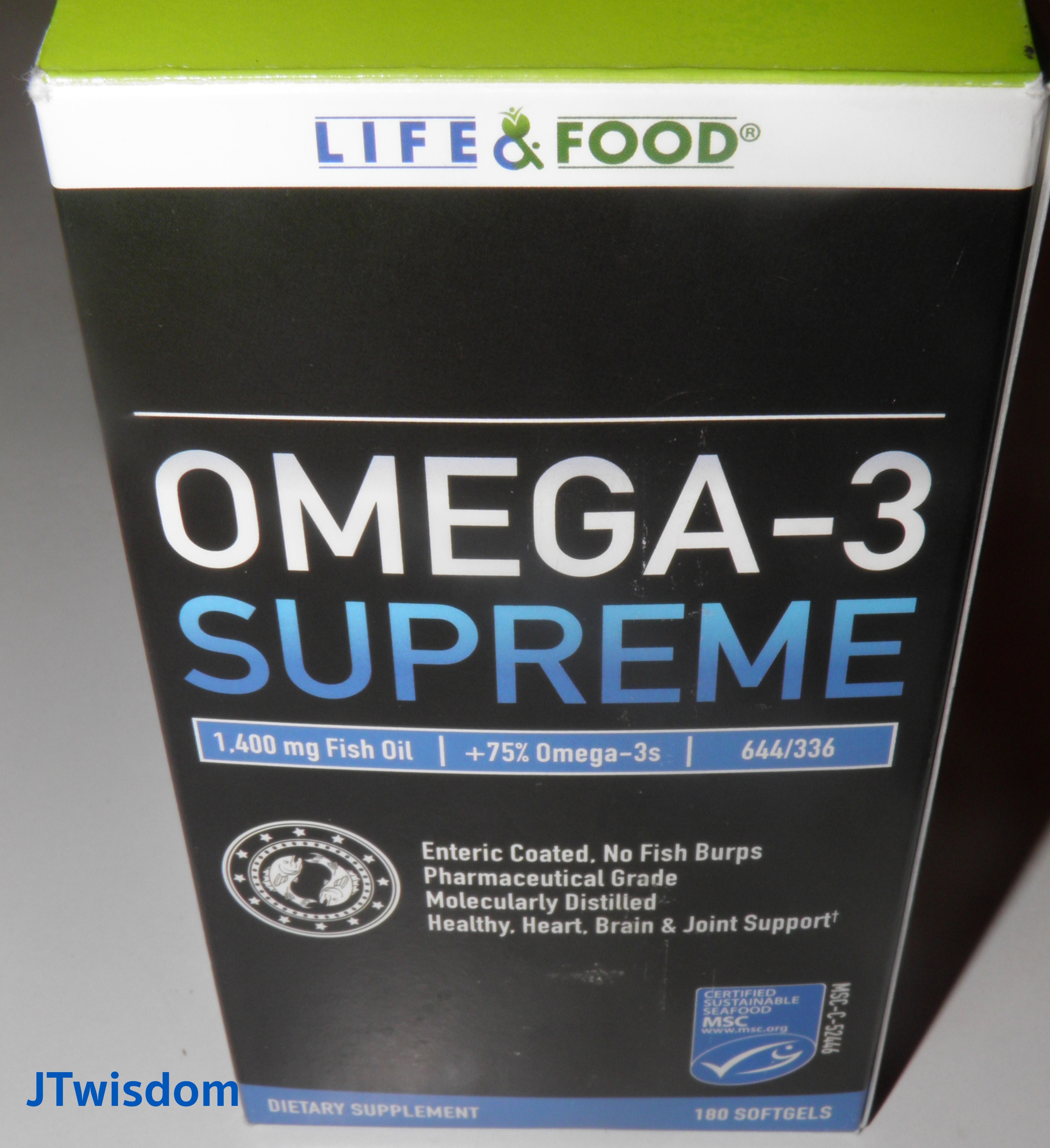 Omega-3 Supreme 1400mg Fish Oil (Product Review ...