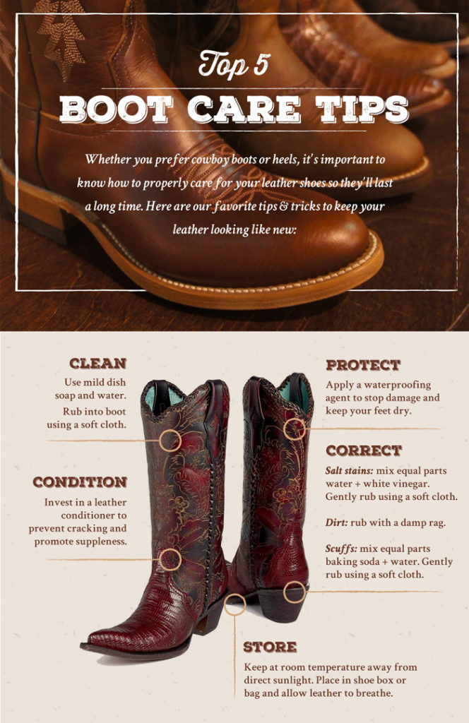 cleaning cowboy boots