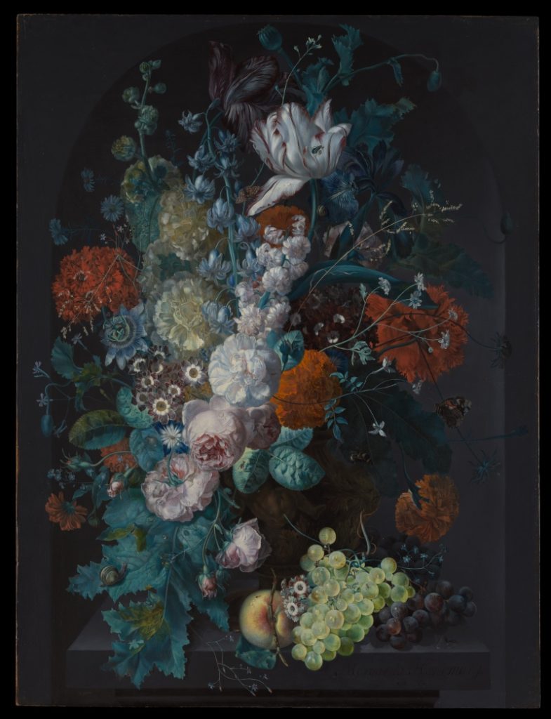 Margareta Haverman (Dutch, active by 1716–died 1722 or later). A Vase of Flowers, 1716. Oil on wood, 31 1/4 x 23 3/4 in. (79.4 x 60.3 cm). The Metropolitan Museum of Art, New York, Purchase, 1871 (71.6)